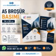 a5 broşür basımı