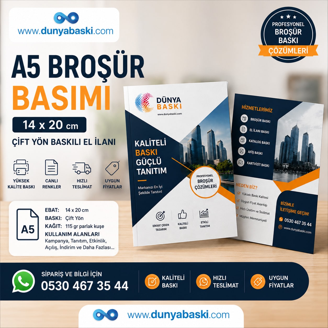 a5 broşür basımı a5 broşür basımı