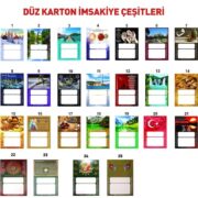 Düz karton imsakiye çeşitleri 2026