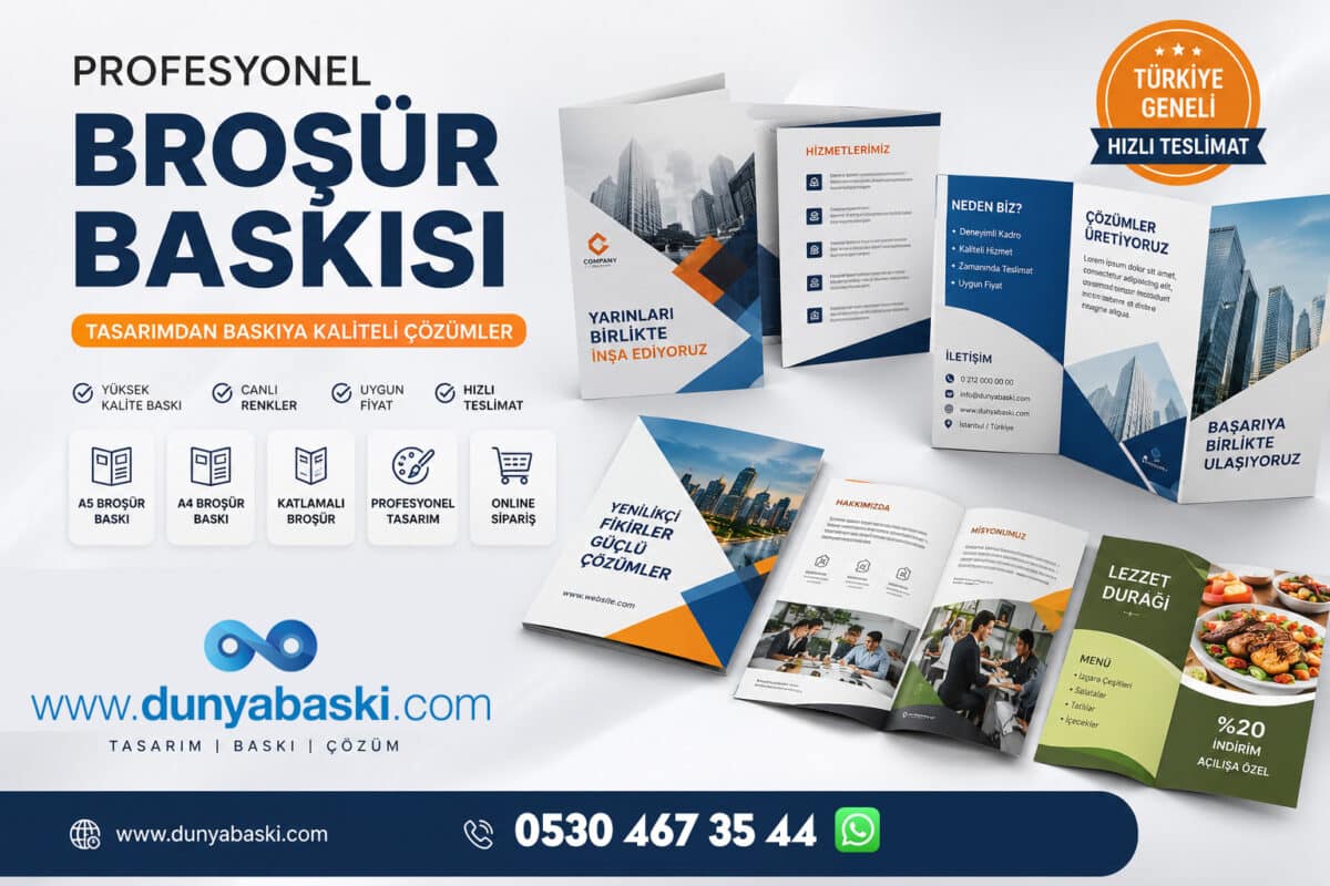 broşür baskısı